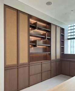 Modern American Medieval Style Cloakroom TV Wall Wardrobes Factory Custom Bedroom Furniture - Product Image 1