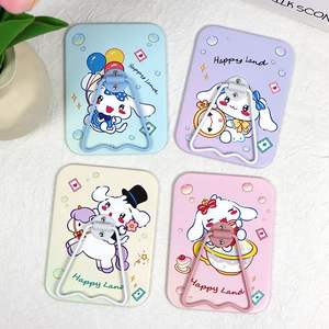 Cute Cartoon Single-Sided Plastic Frame Makeup <strong>Mirror</strong> Stand Desktop High- Can Be Hung Placed Desk Portable One-Way Vanity <strong>Mirror</strong> - Product Image 2
