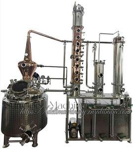 500L Stripping Still con equipo de torre de destilación continua Destilación de alcohol multifuncional - Product Image 1