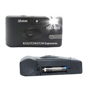 Wholesale Single Use Custom Template Design Soft Button 35Mm Black Flash <b>Disposable</b> <b>Camera</b> With Film - Product Image 2