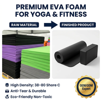 Feuille de mousse EVA haute densité pour tapis de yoga, blocs d'exercice, équipement de fitness – Anti-déchirure, écologique, antidérapant, imperméable, découpe OEM/ODM