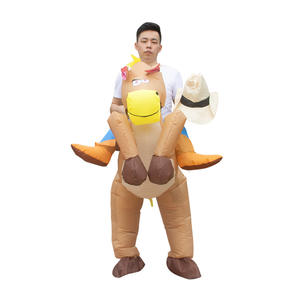 Costume de mascotte <span class=keywords><strong>gonflable</strong></span> pour adulte, costume de cheval, costume de <span class=keywords><strong>cowboy</strong></span>, costume de âne, pour fête cosplay - Product Image 5