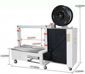 101/201/301 tự động bền bó buộc máy cho thùng <span class=keywords><strong>carton</strong></span> và hộp PP bundling máy đóng đai với biến áp độc lập - Product Image 6