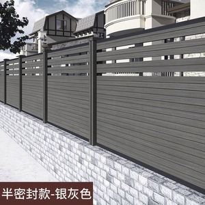 Paneles de Cerca de Extrusión de Madera y Plástico Compuesto (WPC) para Jardín y Exteriores, Resistentes al Agua, Material Natural, Fácil de Montar - Product Image 4