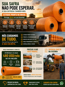 Película para recolector de algodón JDeere CP690 CP770, rollo de película de 2.7m para embalaje de fardos de algodón, Sudamérica - Product Image 6