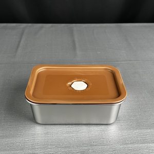 Boîte de rangement en acier inoxydable 316L sans BPA de haute qualité 2000ml avec couvercle pour la conservation du déjeuner à l'école de cuisine de bureau à domicile - Product Image 2