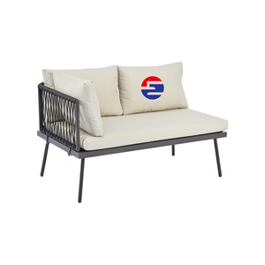 3-Piece Outdoor Sectional <strong>Sofa</strong> <strong>Set</strong>, <strong>All</strong>-Weather Wicker L-<strong>Shaped</strong> 5-Seater Patio Furniture with Removable Cushions &amp; Side Table - Product Image 4