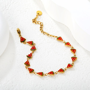 Pulsera de Estrella Geométrica de Moda, Chapada en Oro de 18k, Acero Inoxidable, Joyería para Mujer, Diseño de Cadena, Accesorio Elegante - Product Image 3