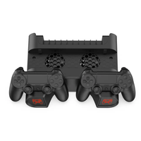 Support de refroidissement multifonctionnel J TP4-0406 pour console PS4, station de charge pour manettes, accessoires de jeu PS4 Pro/Slim