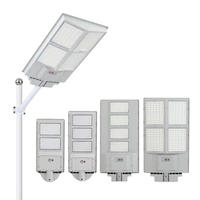 Lampu jalan, lampu jalan Led luar ruangan tenaga surya terintegrasi semua dalam satu Jalan 200w 300w 400w 800w