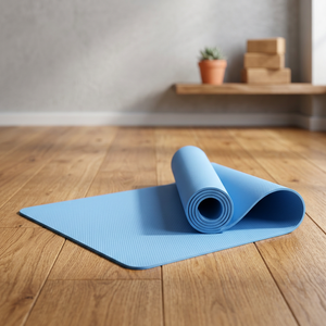 Tapete de Yoga Rectangular de EVA, 4mm de Grosor, 72 Pulgadas, Diseño Reversible y Plegable, Superficie Antideslizante y Fácil de Limpiar, para Fitness - Product Image 3