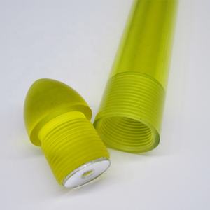 Tubo de Policarbonato Transparente Esmerilado de Color con Punta de Bala para Sable de Luz - Product Image 6