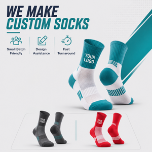 Men's Breathable Cotton Custom Logo Sport <b>Socks</b> Thick Bottom Cushion for <b>Running</b> Marathon Cycling Basketball Badminton Training - Product Image 4