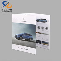 Brochure de dépliant manuel imprimée en HD en usine personnalisée Brochure publicitaire sur impression offset en carton durable