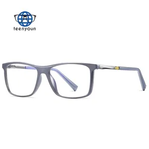 Teenyoun 2024 모델 중국 광학 남여 공용 안경 프레임 고양이 눈 여성을위한 대형 안경 프레임 아세테이트 도매