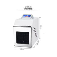 WEIAI 400mL Mélangeur à palette de laboratoire pour cosmétiques, aliments, tests microbiologiques, mélangeur de sacs stériles, homogénéisateur de battement