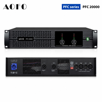 Amplificateur de puissance 2U classe D 2 canaux 4000W 8 ohms, amplificateur de classe D pour système de sonorisation professionnel de scène, caisson de basses