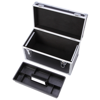 Étui de transport pour appareils dentaires en aluminium à coque rigide de taille personnalisée avec support OEM pour le stockage des outils et du matériel