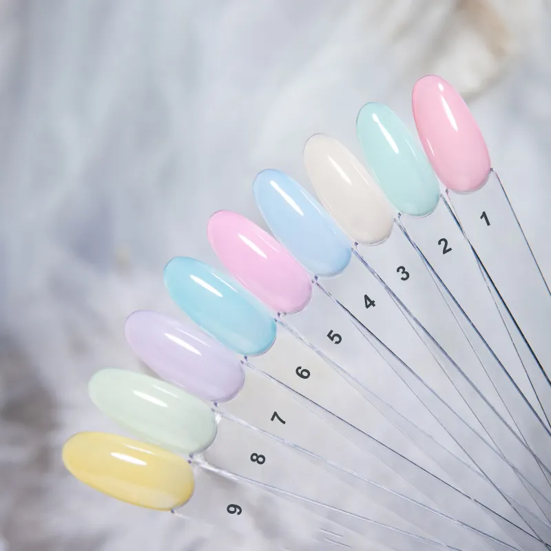 Base de uñas profesional capa de color base de goma de gel de uñas base de goma LED UV