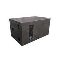 Amplificador Digital Profesional de Audio Accuracy Pro WQ218AT, Doble Subwoofer de 18 Pulgadas y 1600 W para Fiestas, DJ y Karaoke, Activo, con Refuerzo de Graves