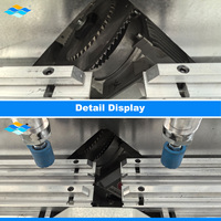 Machine à découper les profilés PVC pour la fabrication de fenêtres et de portes, pour profilés de fenêtres à battants, coulissantes, à persiennes et de moulures de vitrage UPVC