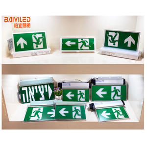 Signalisation lumineuse d'urgence <span class=keywords><strong>LED</strong></span> verte double face 3W pour sortie <span class=keywords><strong>de</strong></span> <span class=keywords><strong>secours</strong></span>, indicateur <span class=keywords><strong>de</strong></span> <span class=keywords><strong>bloc</strong></span> d'éclairage <span class=keywords><strong>de</strong></span> sécurité autonome - Product Image 2