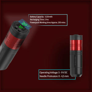 Macchinetta per <span class=keywords><strong>Tatuaggi</strong></span> Wireless EZ Tattoo EvoTech <span class=keywords><strong>S</strong></span> Più Piccola e Potente, Penna Personalizzata per <span class=keywords><strong>Tatuaggi</strong></span> Permanenti - Product Image 4