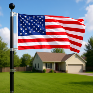 Bandera Americana de 3x5 pies de poliéster para uso en exteriores con impresión digital para deportes y juegos - Product Image 2