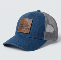 Casquette robuste à dos en maille pour la survie en extérieur, le bushcraft, le camping, les expéditions, le scoutisme en milieu sauvage et les aventures