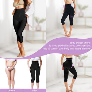 Pantalon Capri moulant pour femmes Taille haute Contrôle du ventre Leggings en forme de fesses Gainante Pour Femmes - Product Image 3