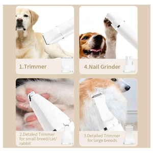 Tondeuses <span class=keywords><strong>pour</strong></span> animaux de compagnie rechargeables USB sans fil à faible bruit et au design nouveau, meilleure vente, tondeuse <span class=keywords><strong>pour</strong></span> chiens et chats - Product Image 2