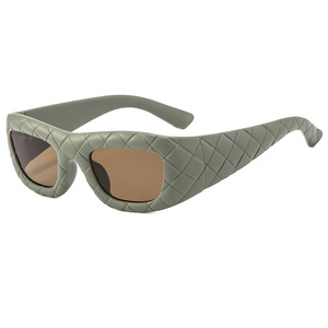 Y2K <b>Oversized</b> <b>Sunglasses</b> Full Rim Rectangle UV400 Unisex Outdoor Fashion W68268 - Product Image 4