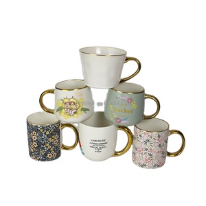 Produits de <span class=keywords><strong>tendance</strong></span> <span class=keywords><strong>2023</strong></span> nouveautés <span class=keywords><strong>DÉCO</strong></span> TASSE OR International Certifié Élégance Plaqué Conique Tasses (Pack de 6) - Product Image 2