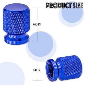 Aluminum Alloy <b>Valve</b> <b>Caps</b> 12mm Screw On Universal For <b>Cars</b> And Motorcycles - Product Image 2