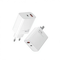 Pour téléphones, chargeur rapide 67W, ensemble de câbles de données Type-C, adaptateur de charge USB double port, QC 3.0, blanc, garantie de 3 mois