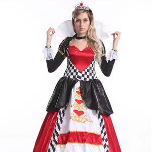 Disfraz <span class=keywords><strong>de</strong></span> <span class=keywords><strong>Reina</strong></span> Roja <span class=keywords><strong>de</strong></span> Alicia en el País <span class=keywords><strong>de</strong></span> las Maravillas <span class=keywords><strong>para</strong></span> <span class=keywords><strong>Mujer</strong></span>, Disfraz <span class=keywords><strong>de</strong></span> <span class=keywords><strong>Reina</strong></span> <span class=keywords><strong>de</strong></span> <span class=keywords><strong>Corazones</strong></span> Malvada y Traviesa <span class=keywords><strong>para</strong></span> Fiesta <span class=keywords><strong>de</strong></span> Halloween, Uniforme <span class=keywords><strong>de</strong></span> Cosplay con Falda - Product Image 1