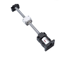 Kit de vis à billes CNC SFU1604 1605 SFS1610 avec bloc de support BF12, écrou, support moteur, accouplement, actionneur linéaire 150-2000mm