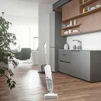 Nettoyeur de tapis vertical 3-en-1 intelligent, rechargeable, sans sac, autonettoyant, sans fil, avec écran LED, pour la maison et l'hôtel