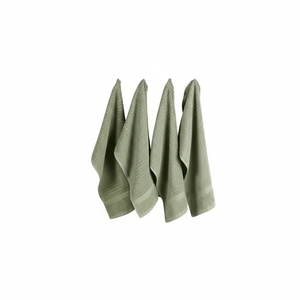 Ensemble de torchons gaufrés de la collection éponge de base, 15x26 ", artichaut solide, 4 pièces - Product Image 1