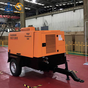 Kaishan KSCY-425/10 Portable Diesel Screw Air <strong>Compressor</strong> Two-Wheel 10 bar <strong>for</strong> <strong>Mining</strong>, <strong>for</strong> Construction - Product Image 2