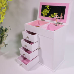 Boîte à musique en forme de ballerine <span class=keywords><strong>licorne</strong></span> de l'usine Ever Bright, boîte à musique de ballet blanche pure, grande boîte à musique, cadeau d'anniversaire pour les filles <span class=keywords><strong>et</strong></span> les enfants - Product Image 1