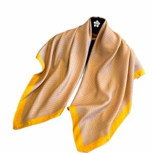 Grand foulard en satin de 90 cm, petit châle en soie, écharpe, impression professionnelle, décoration - Product Image 5