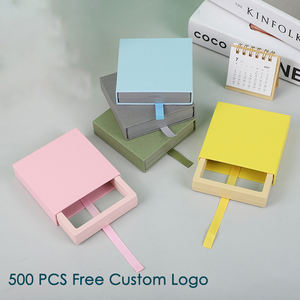 Boîte de rangement pour bijoux Boîte à <span class=keywords><strong>suspension</strong></span> en film PE Affichage transparent Bague Collier Boucles d'oreilles Emballage de couleur Boîte cadeau pour bijoux - Product Image 2