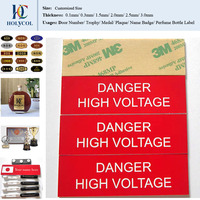 Plaque en plastique ABS acrylique modifié double couleur (rouge/blanc) 2 plis, 12''x24''x1/16'' 1/8'' 1/32'', pour gravure laser et signalétique