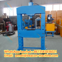 CE vente en gros 10T 12T manuel voiture Portable boutique presse pièces tampons presse hydraulique machine avec jauge