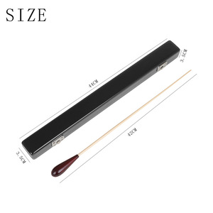 Cao cấp màu đen Maple xử lý Conductor Baton với hộp lưu trữ số lượng lớn bán buôn cho nhạc cụ phụ kiện - Product Image 2