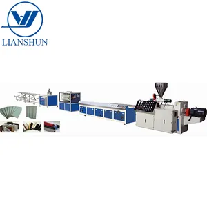 Wood plastic WPC decking and cladding panel extrusion production line