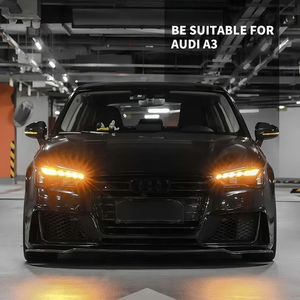 Ensemble de phares <span class=keywords><strong>LED</strong></span> améliorés pour Audi A3 2013-2019 RS5 Style DRL Lentille de projecteur de clignotant séquentiel Plug and Play - Product Image 6