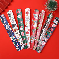 Bracelet sonore de Noël en plastique, motifs Bonhomme de neige, Élan, Père Noël, décoration de fête, cadeau fantaisie