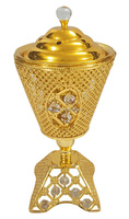 Ensemble de table basse ronde en métal éthiopien avec tasses et soucoupes, collection 2026, offre spéciale